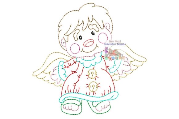 Angel Multicolor Character Embroidery Review