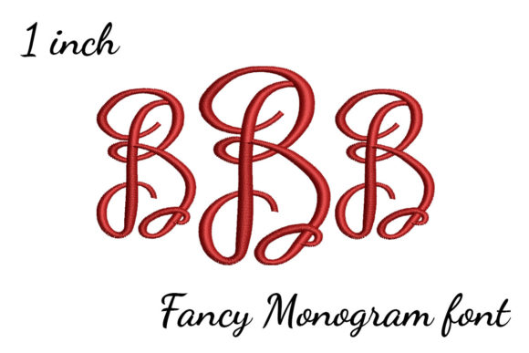 B Monogram Fancy Review for Embroidery Projects