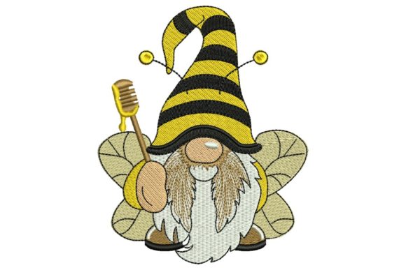 Bee Gnome Embroidery Design Review