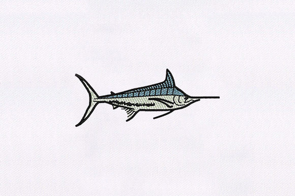 Blue Marlin Fish Embroidery Design Review