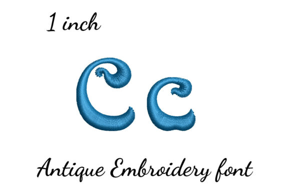 C Font Antique Review for Embroidery Sellers