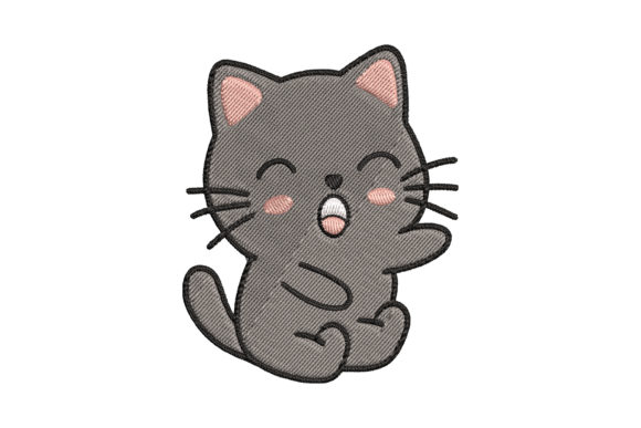 Cute Cat Animal Baby Cartoon Love Embroidery Review