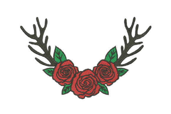 Floral Deer Antlers Embroidery Review