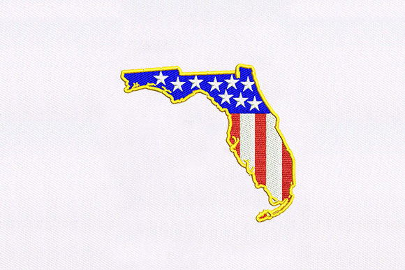 Florida Map Embroidery Review for Boutique Sweatshirts