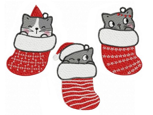 FSL Christmas Cats Review for Embroidery Projects
