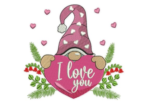 I Love You Gnome Embroidery Review