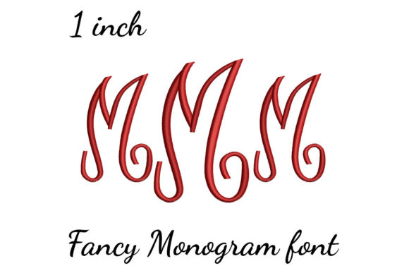 M Monogram Font Fancy Review for Embroidery Sellers
