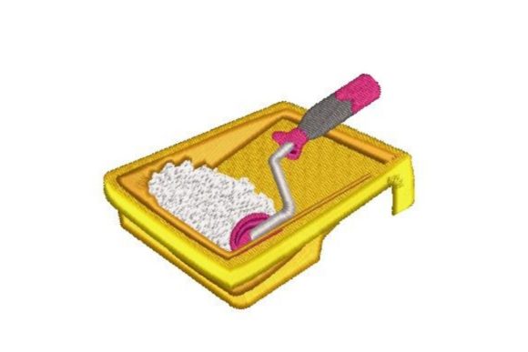 Paint Roller and Tray Embroidery Design Review