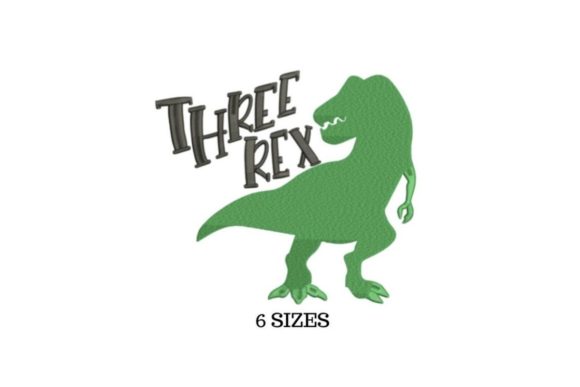 Three Rex: A Seasonal Embroidery Design Review