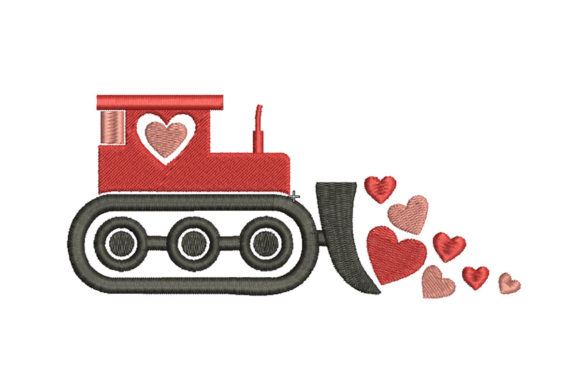 Valentine's Day Tractor Embroidery Review