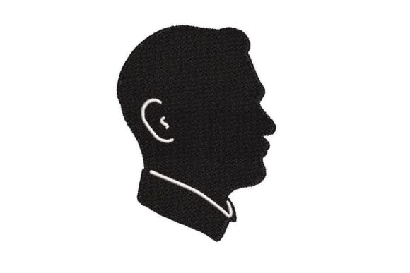 Vintage Male Head Silhouette Review for Seasonal Embroidery